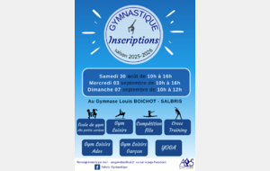 INSCRIPTIONS SAISON 2025-26